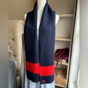 Tory Burch striped ski scarf Merino Wool